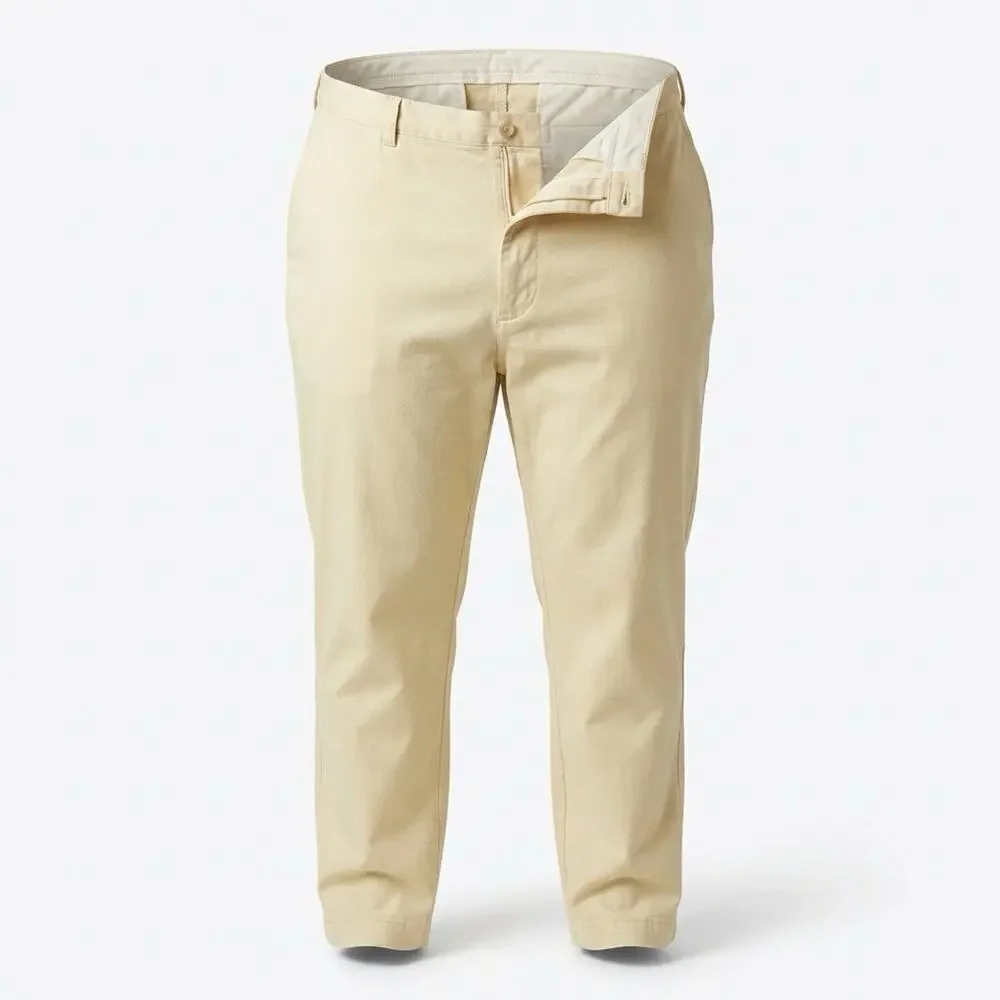 Polo Ralph Lauren Yellow Preppy Chino Pants Mens Size 48B/32 (Fits 48Bx32)